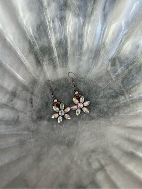 Multi Color Floral Dangle Earrings - Women Jewelry